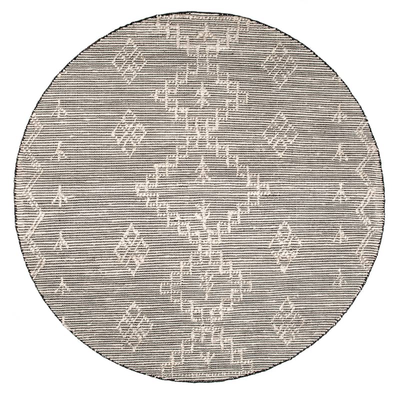 Brooklyn Rug Co Geometric Julianne Handmade HighLow Jute Moroccan Area