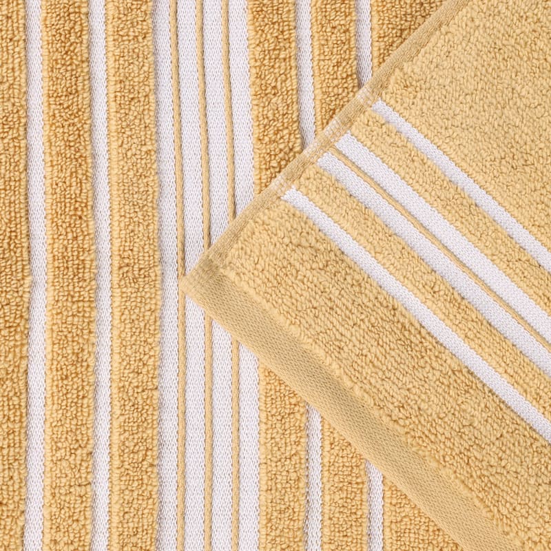 Superior Sadie Zero Twist Cotton Solid Absorbent 3 Piece Towel Set