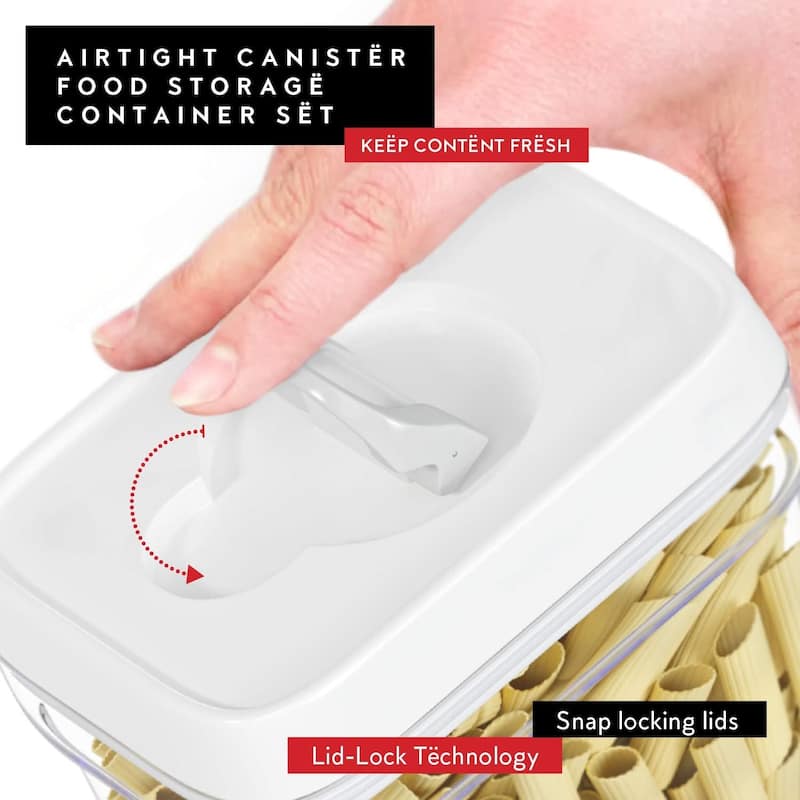 DWËLLZA KITCHEN 1.5 quarts Airtight Food Storage Containers Set of 4