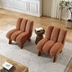 preview thumbnail 36 of 47, Art Leon Set of 2 Comfortable Armless Accent Chair Sectional