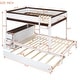 preview thumbnail 68 of 106, Roomfitters Twin/Full Bunk Bed with Twin Trundle, Built-in Storage, Desk, Sturdy Wooden Frame, Functional and Space-Saving