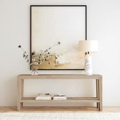 Classic Home Troy Oak Console Table