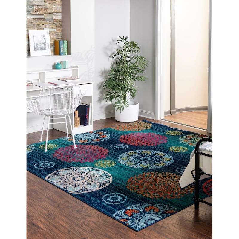Contemporary Chorisia Collection Area Rug
