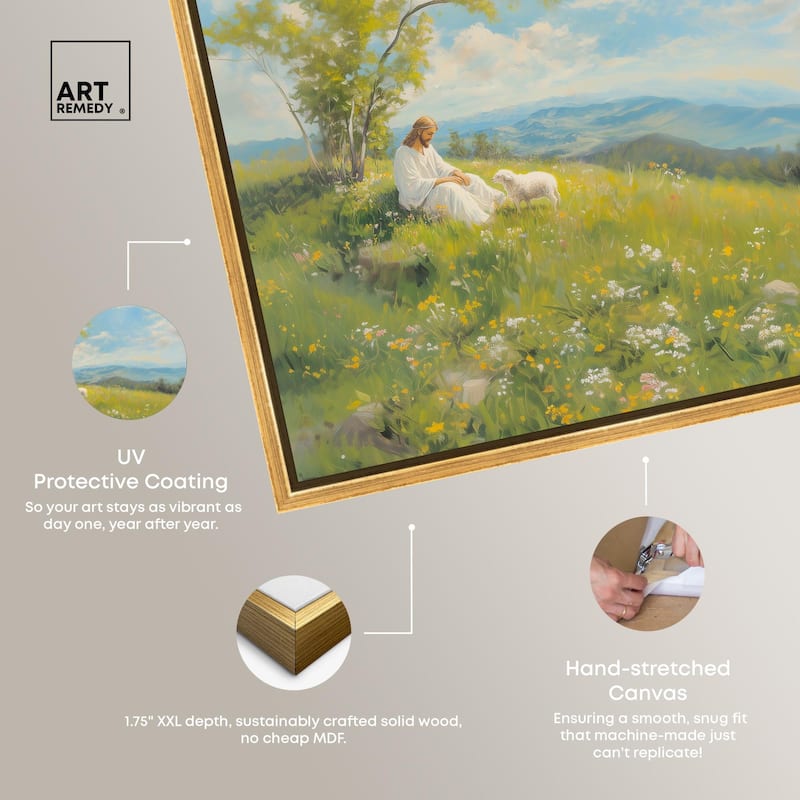 Pastoral Peace I Canvas by Art Remedy