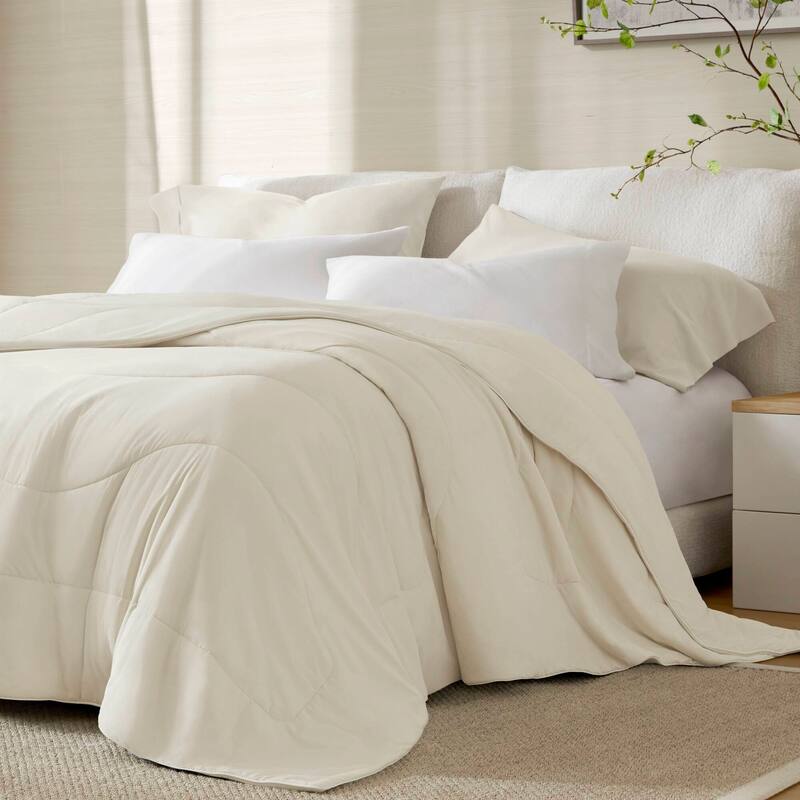Harbor House Cool Touch Reversible Tencel Blanket - Full/Queen - Ivory