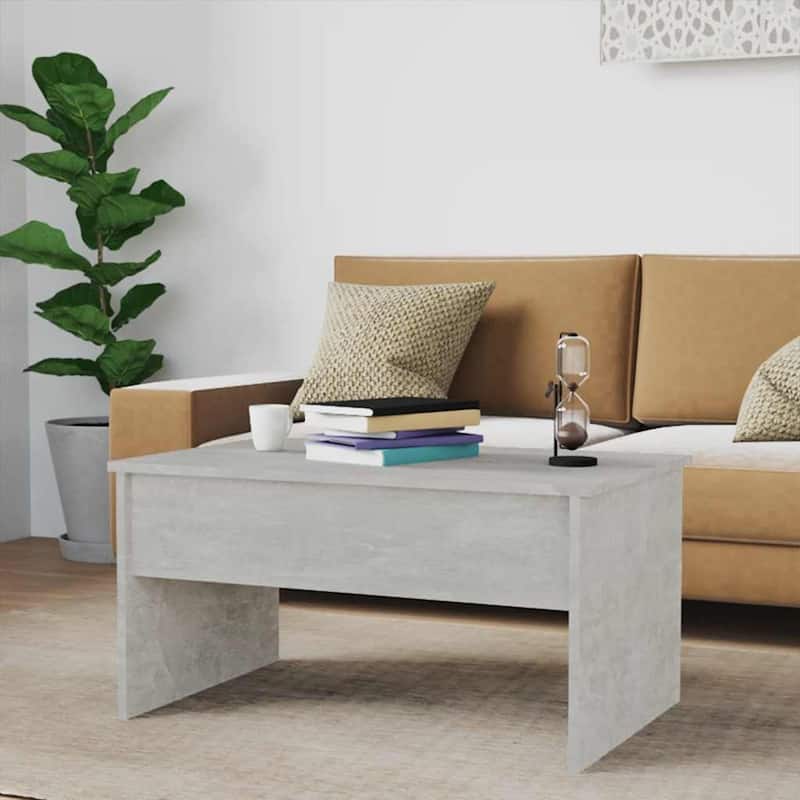 vidaXL Coffee Table Lift Top End Table Accent Side Sofa Table Engineered Wood - 31.5" x 19.9" x 16.3"