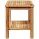 preview thumbnail 39 of 40, vidaXL Coffee Table Brown Solid teak wood