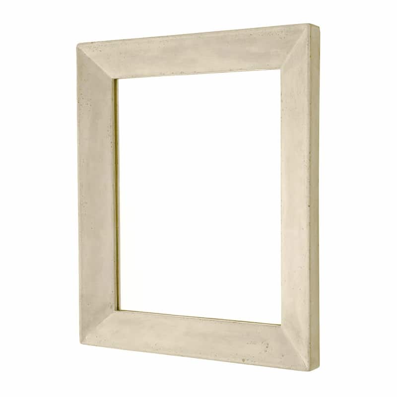 Portola Rectangle Concrete Mirror - 22" x 26" x 1.75" - Sand