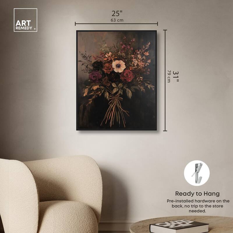 Smoldering Bouquet II Canvas by Art Remedy
