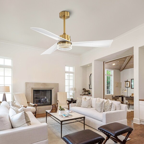 MLiAN 52-inch Indoor Ceiling Fan with LED light and Remote - 52