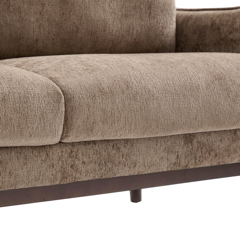 Modern Style Loveseat Sofa 75.75" Sofa Couch 2-seater Sofa with Spacious Seating Area for Living Room