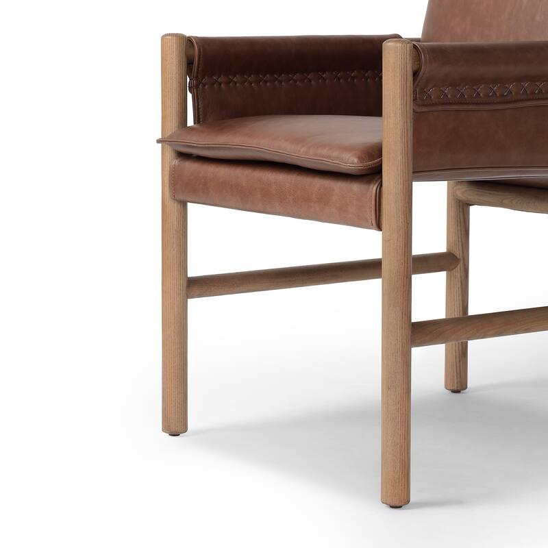 Glinda Dining Chair-Havana Brown - 23.5W x 26.25 x 34.0H