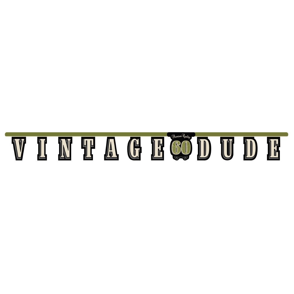 Shop Club Pack Of 12 Olive Green And Black Vintage Dude 60