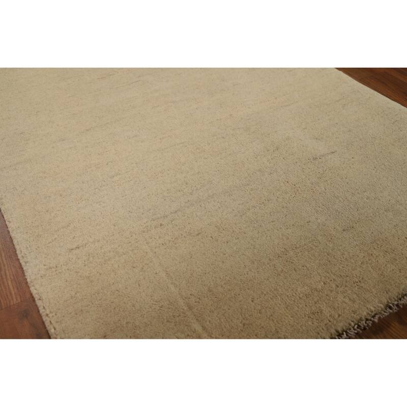 Contemporary Gabbeh Oriental Accent Rug Handmade Wool Carpet - 2'8"x 4'3"