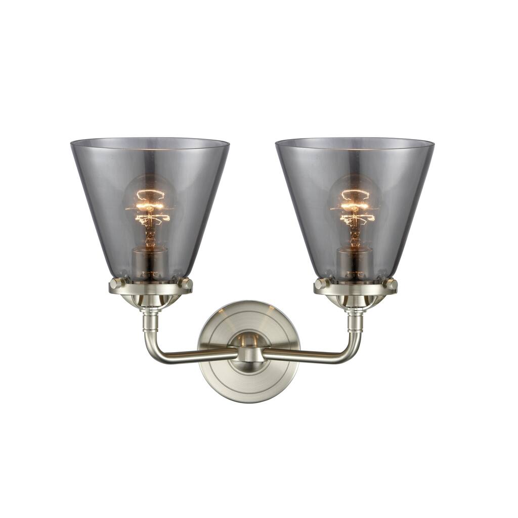 Innovations Lighting Small Cone 2 Light 14" Wide Bathroom Vanity Light