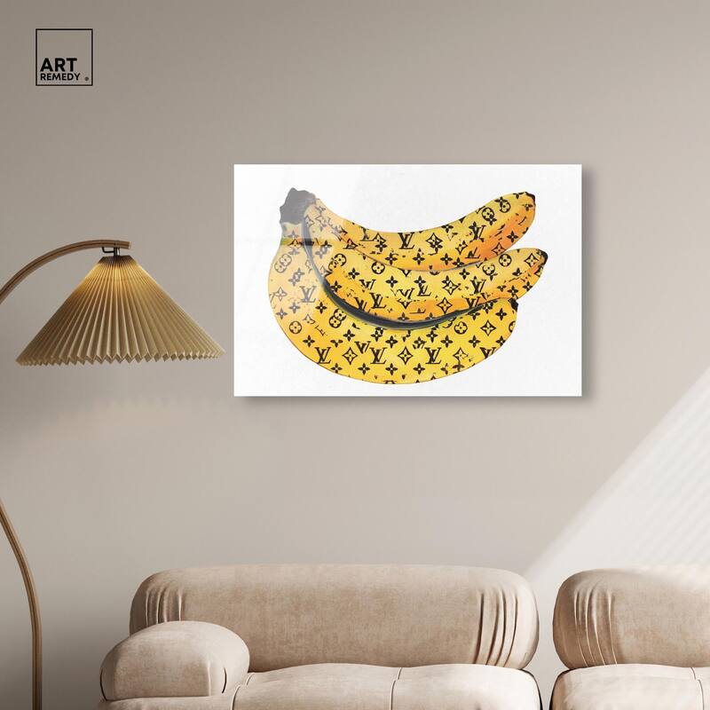 Fashion Bananas Acrylic by Art Remedy, Ready to Hang