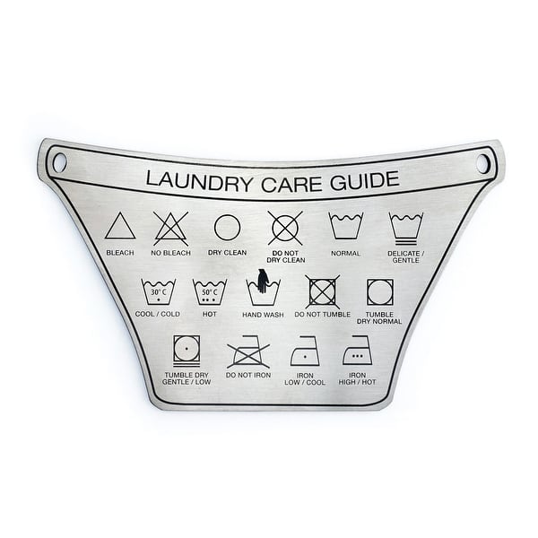 Laundry Laundry Care Guide, 5.75x3.25" Bed Bath & Beyond