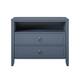 The Novogratz Her Majesty 2 Drawer Nightstand