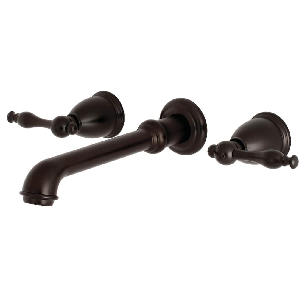 Kingston Brass Naples 3-Hole Wall Mount Roman Tub Faucet