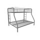 preview thumbnail 13 of 18, Avenue Greene Casey Twin over Full Metal Bunk Bed Silver