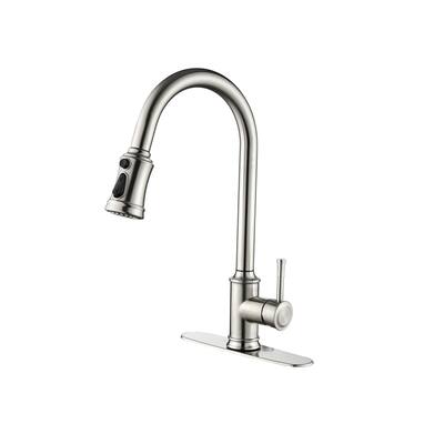 Stainless Steel Touch Kitchen Faucet with Pull Down Sprayer
