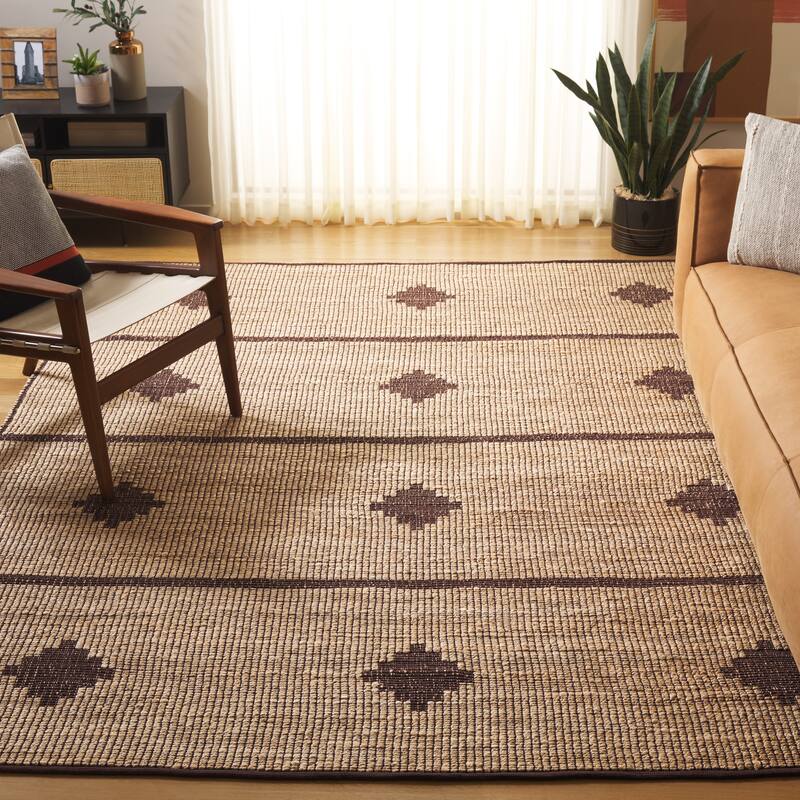 SAFAVIEH Natural Fiber Delcie Casual Jute Rug
