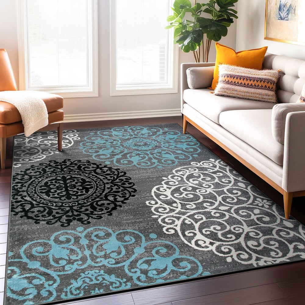 World Rug Gallery Floral Area Rug