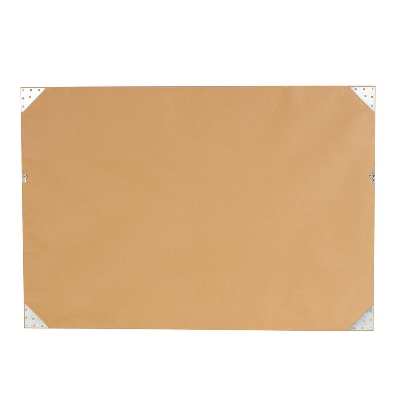 Silver Polystone Textured Ocean Landscape Wall Art with Black and White Accents