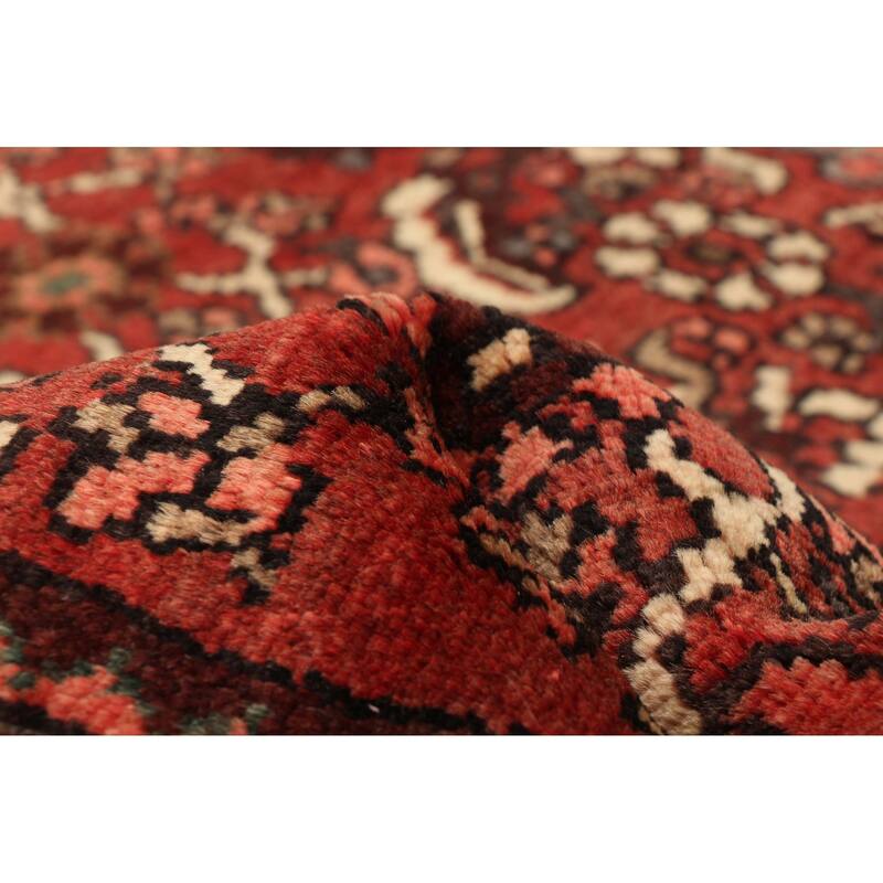 ECARPETGALLERY Hand-knotted Andelz Red Wool Rug - 3'7 x 9'6