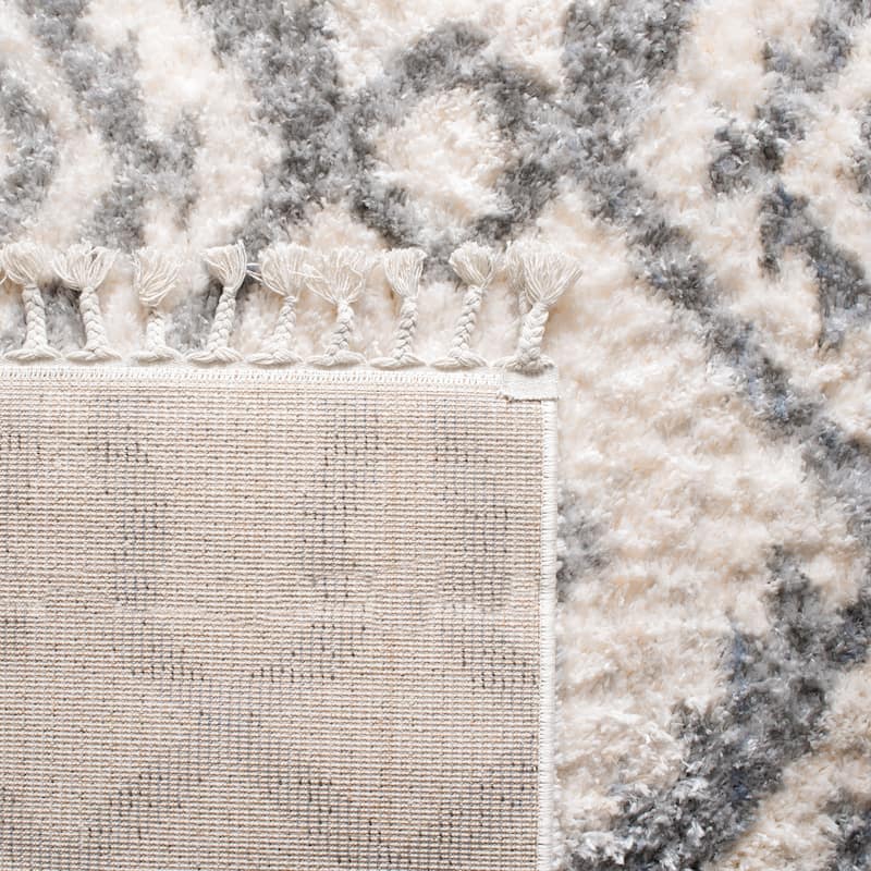 SAFAVIEH Berber Fringe Kazimiera Martina Trellis Rug