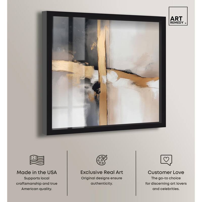 Golden Hour I Shadowbox by Art Remedy