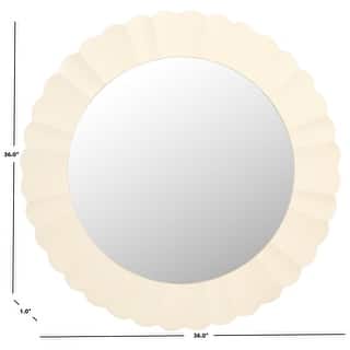 SAFAVIEH Nooa 36-inch Round Decorative Accent Wall Mirror - 36Wx1Dx36H