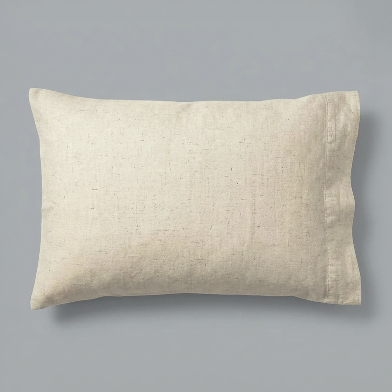 Highland Feather Bamboo Linen 3-Piece Fitted Sheet Set - 1 Fitted Sheet & 2 Pillowcases