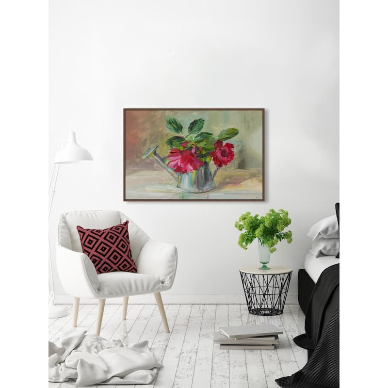 Constant Friends Floater Framed Print on Canvas