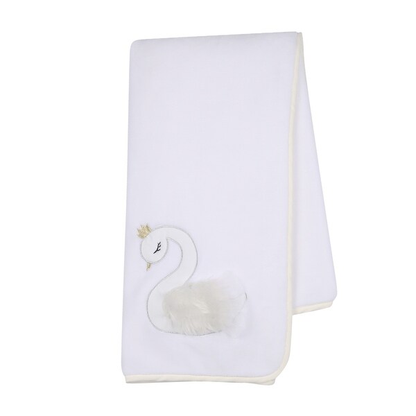 swan baby blanket
