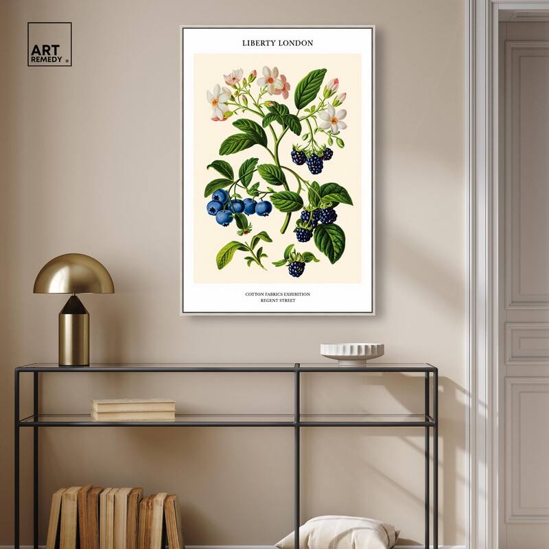 Berries and Blooms II Canvas by Art Remedy
