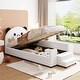 preview thumbnail 2 of 43, Twin Velvet Upholstered Bed Frame Daybed with Hydraulic System