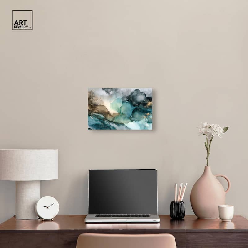 Veiled Inlet Canvas by Art Remedy, Gallery Wrapped