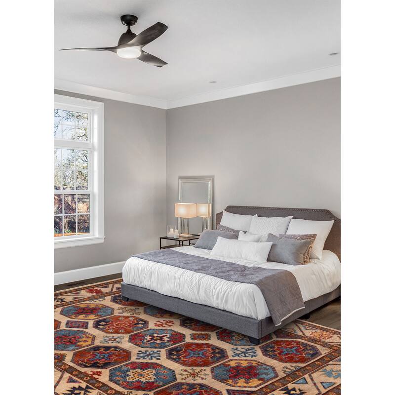 ECARPETGALLERY Hand-knotted Jules Serapi Beige Wool Rug - 8'0 x 10'2