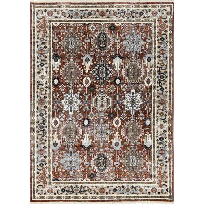 Santiago Collection - Multi Colour Traditional Rug