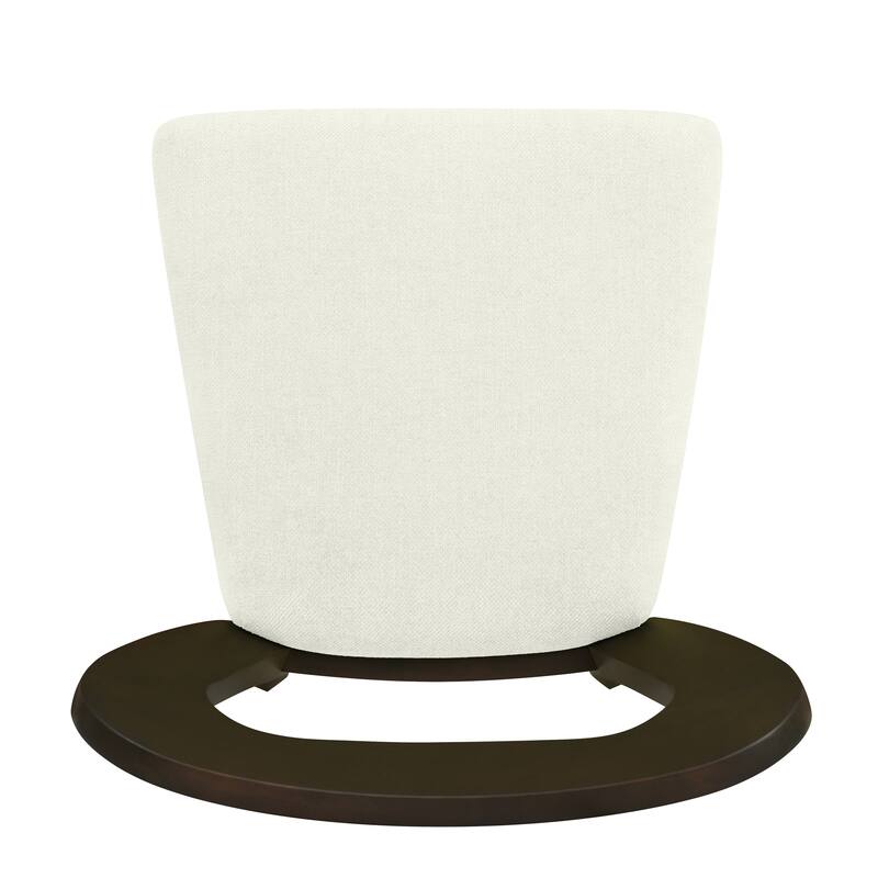 Roomfitters Upholstered Wooden Dining Chair Without Arm, Modern Accent Kitchen Chair Set of 2