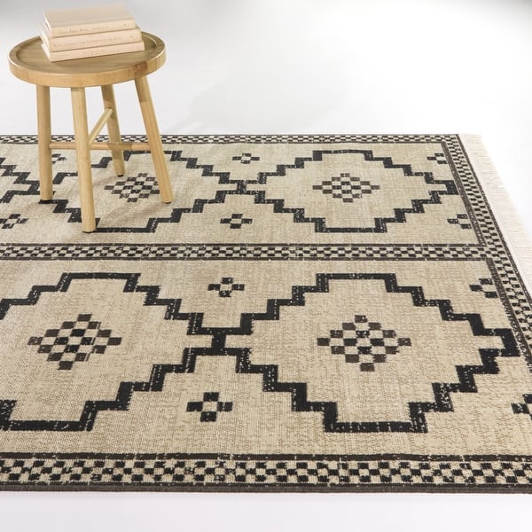 slide 2 of 5, Hasan Vintage Southwestern Area Rug 7'10" x 10' - Cream - Rectangle