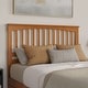 preview thumbnail 54 of 113, AFI Mission Headboard Light Toffee - Queen