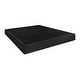 preview thumbnail 1 of 15, CraftPorch 5-Inch Metal Box Spring with Black Linen Cover Full