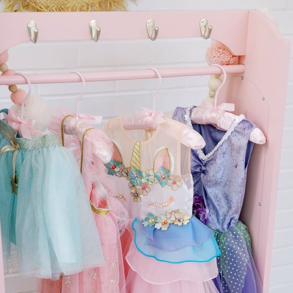 Teamson Kids - Little Princess Bella Dress Up Unit - Pink Teamson Kids - Little Princess Bella Dress Up Unit - Pink