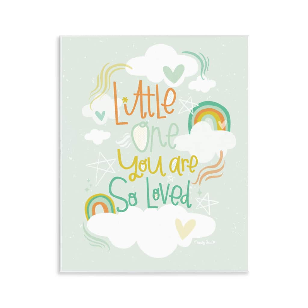 Stupell Little One You Are Loved Wall Plaque Art Design By Mandy Ford Art + Illustration