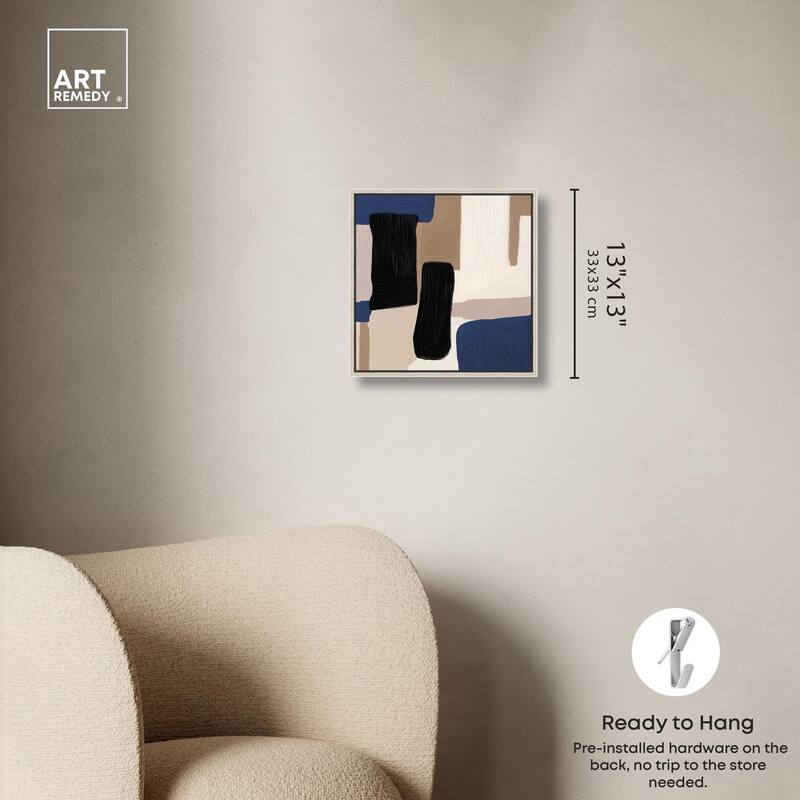 Blue Quietude I Canvas by Art Remedy