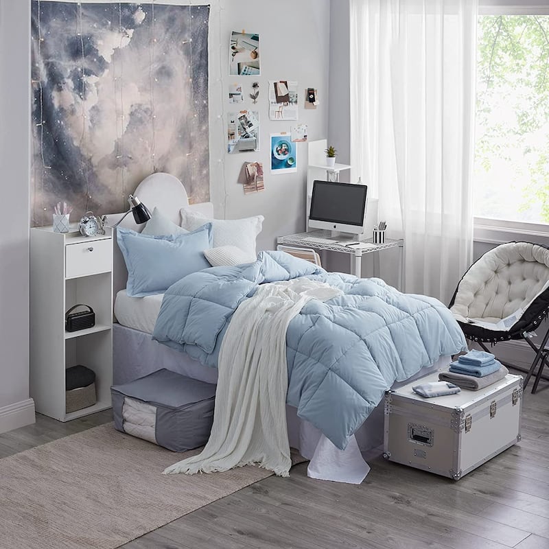 Snorze® Cotton Cloud Comforter - Coma Inducer® - Dusty Blue - Twin XL