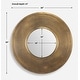 preview thumbnail 5 of 4, Uttermost 07088 Axel 30" Diameter Circular Framed Bathroom Mirror