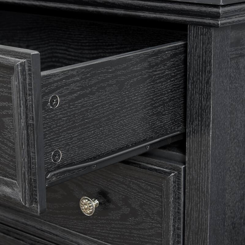 5 Storage Drawers Dresser Cabinet